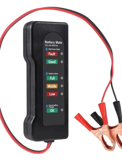 12V car battery tester, Alternator Tester Automotive,Battery Checker, Analyzer to Check alternator & Battery Charging System