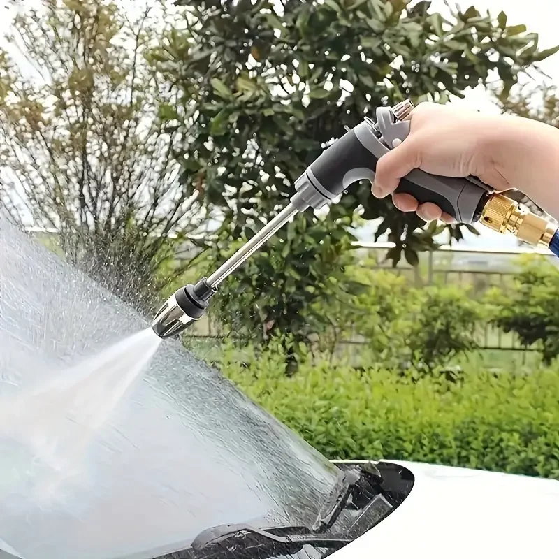 High Pressure Car Wash Foam Gun With Long Handle - Adjustable Nozzle For Cleaning, - Image 6