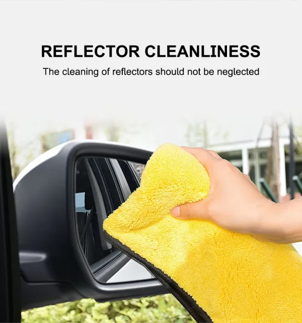 SEAMETAL Microfiber Car Washing Towel 400GSM Double-Sided Coral Velvet Clean Towels High Water Absorption - Image 21
