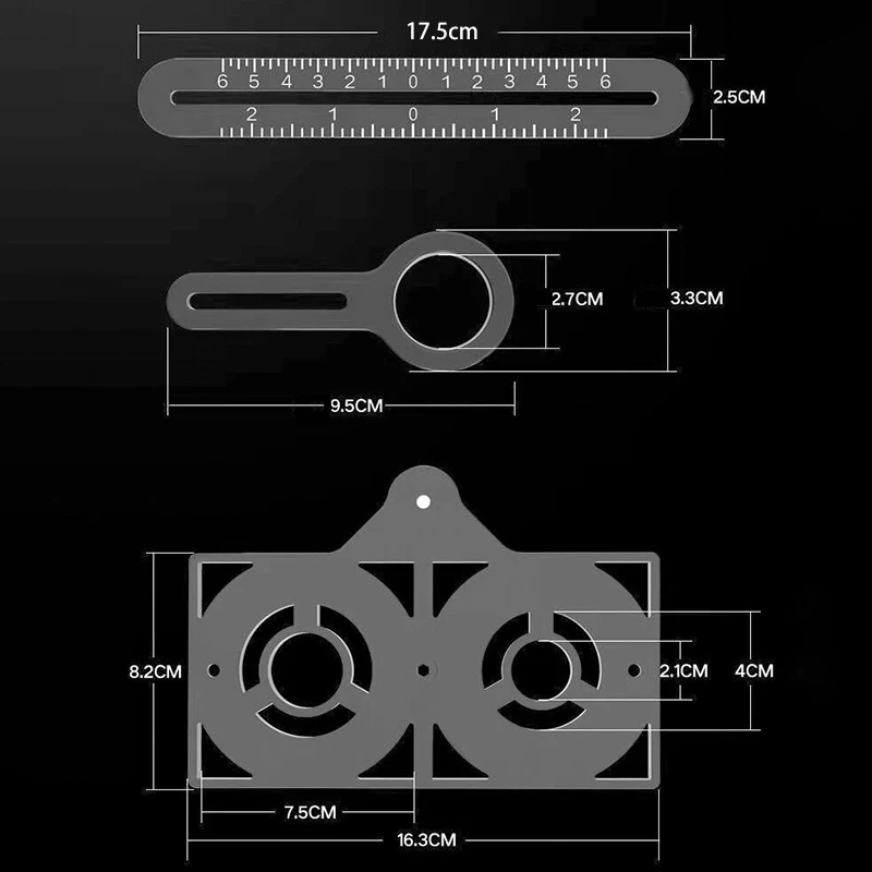 4/6/9/12 Aluminum Alloy Folding Ruler Multi-Functional Measuring Ruler - Image 4