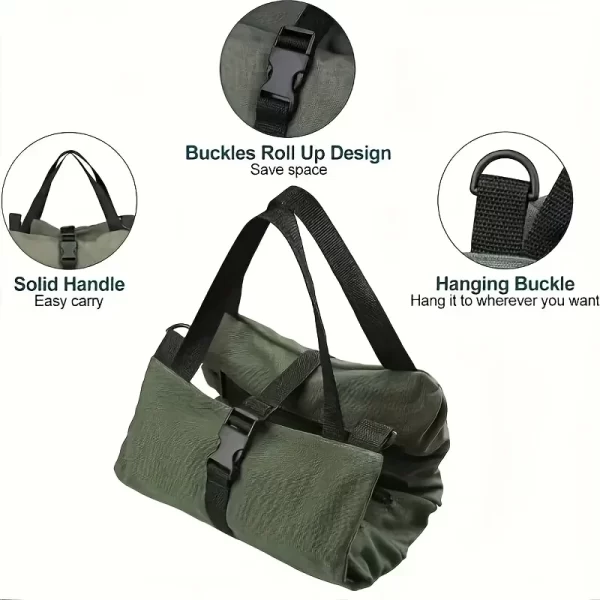 Heavy-Duty Roll-Up Tool Bag - Oxford Fabric Multi-Tool Organizer - Image 5