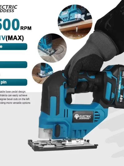 EG 3500RPM Cordless Electric Curved Saw 750W Rechargeable Electric Makita 18V Battery