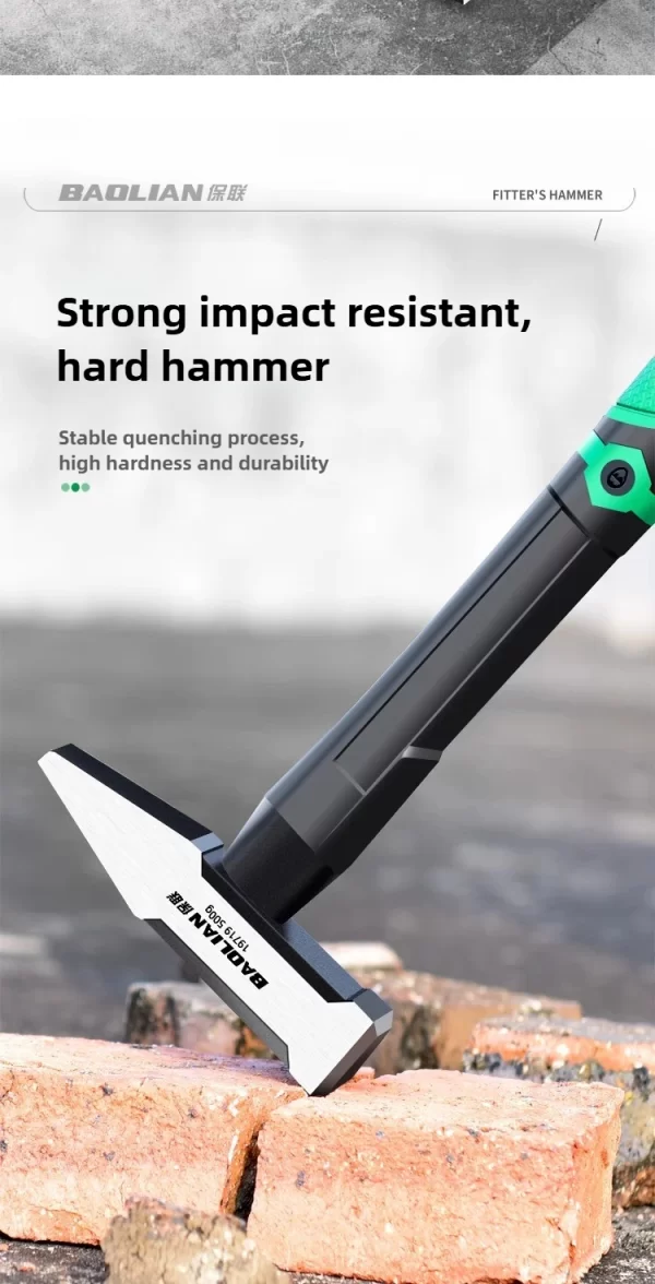 Hardware Tools, Building Decoration, Flat Head Hammer 200g, Plastic Coated Duckbill Hammer - Image 14