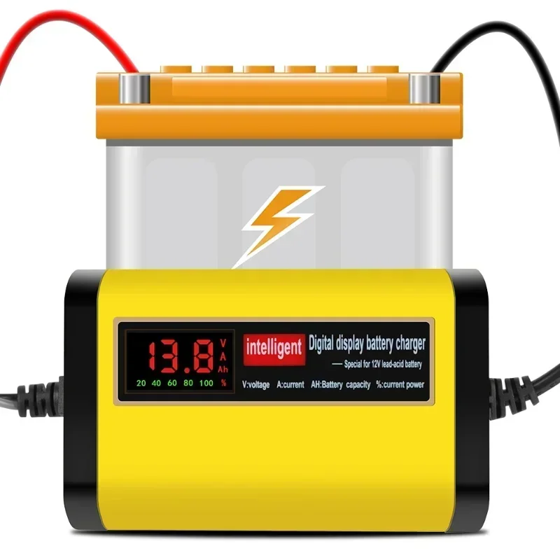 Digital LCD Car Battery Charger 2A – Fully Automatic Charging for AGM, GEL & Lead-Acid Batteries - Image 17