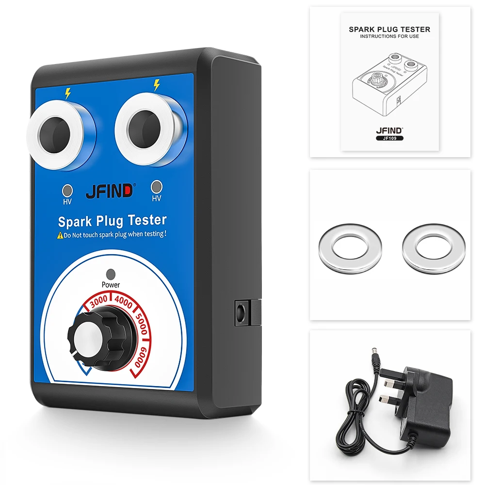 Spark Plug Tester Double hole Diagnostic Tool Car 12V Spark Tester - Image 7