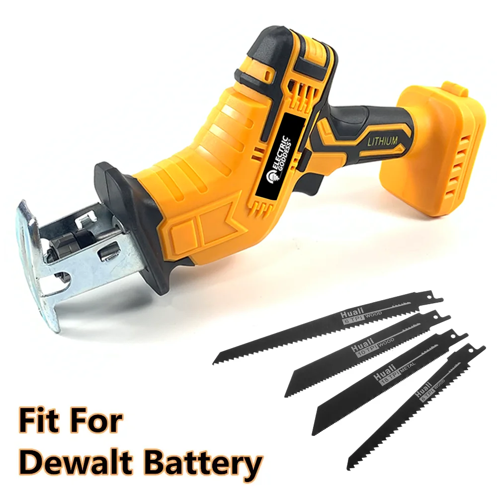Electric Goddess Cordless Power Tools Reciprocating Saw Multi-Functional Metal Garden Tree Cutting Saw For Dewalt 20V Battery - Image 8