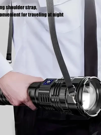 10000W Built-in Battery Flash Light Emergency Spotlights 9km 990000000LM Most Powerful Led Flashlights Tactical Torch 25000mah