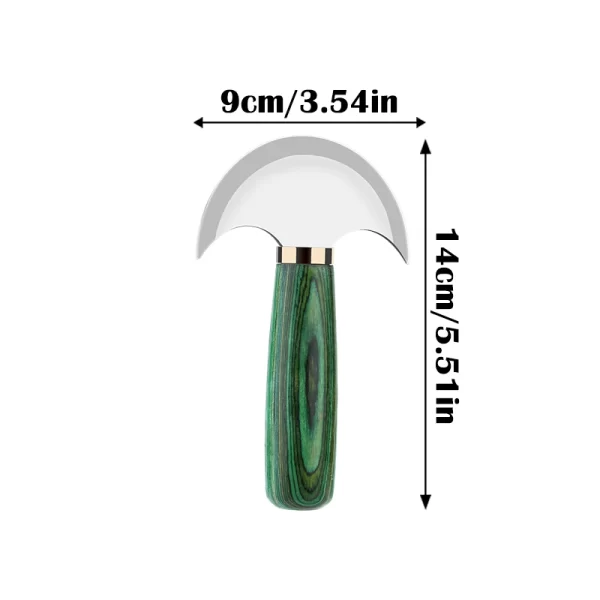 MIUSIE Professional Leather Knife Half Round Blade Leather Craft Knife - Image 10