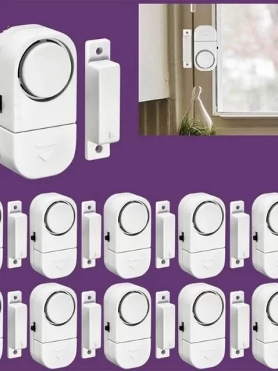 Door and Window Alarm Security Wireless Home Window Door Anti-theft Security Alarm System Magnetic Sensor