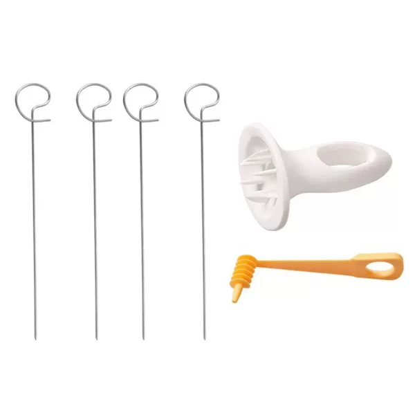 1Set Stainless Steel Plastic Rotate Potato Slicer Twisted Potato Spiral Slice Cutter - Image 17