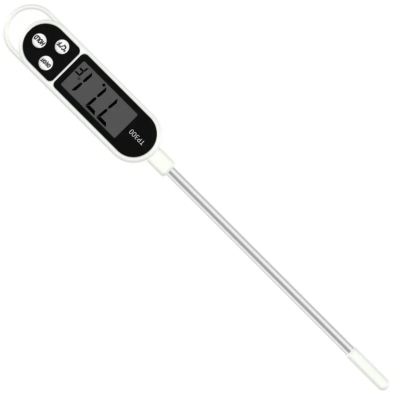 Food Thermometer Digital Real-Time Reading Meat And Beverage Thermometer With LCD Display And Probe Electronic Kitchen Thermomet - Image 7