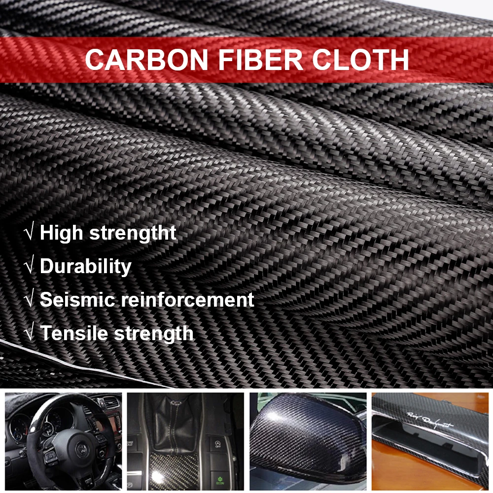 3K 200gsm Carbon Fiber Cloth 50cm/30cm wide Plain Carbon Fabric - Image 20