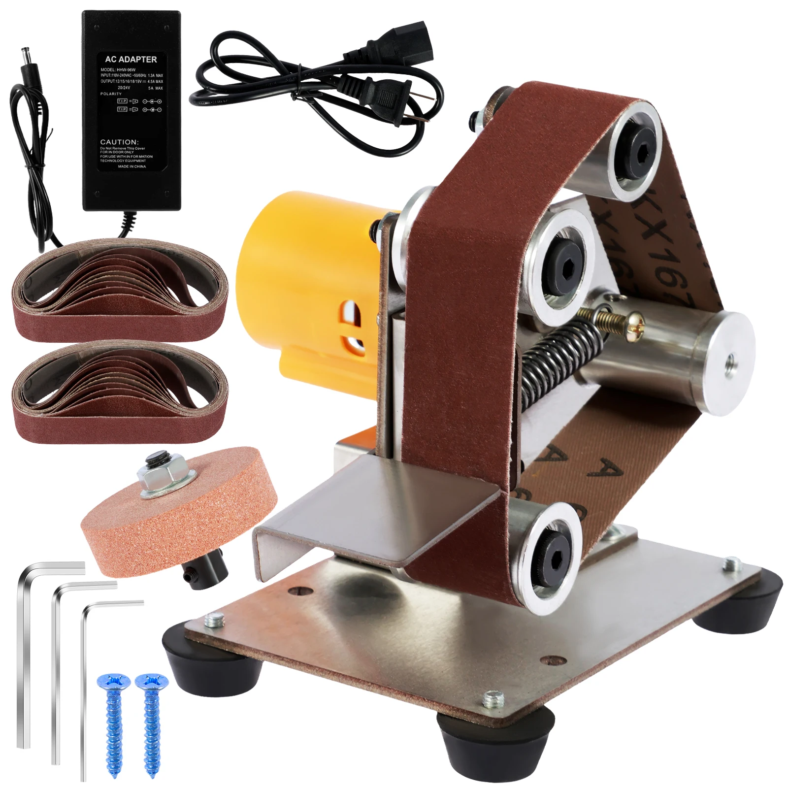 Mini Belt Grinding Machine Tool Sharpening Machine Sanding Grinding Electric - Image 10