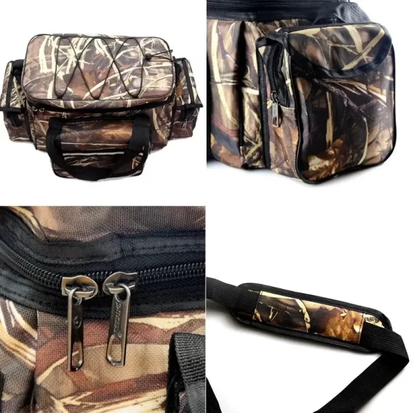 50*30*25cm Waterproof Fishing Bag Nylon Large Capacity Multi-Purpose Fishing Tackle Bag - Image 5