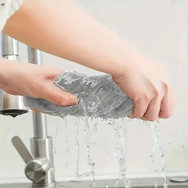 Thicken Microfiber Cleaning Cloths Lint Free Microfiber Cleaning Towel Cloths Reusable - Image 6