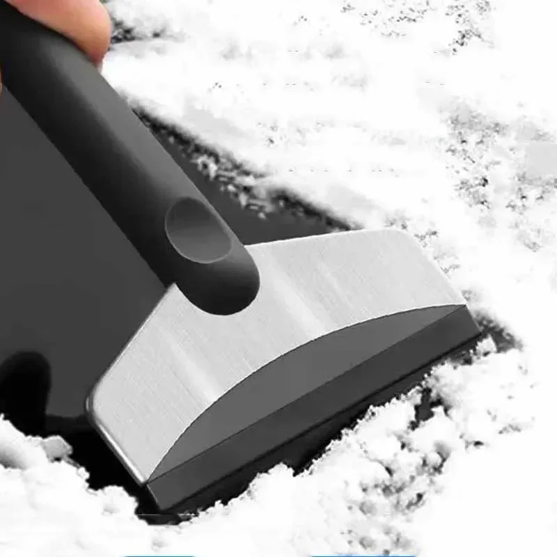 1/2Pcs Car Snow Shovel Winter Windshield Defrosting Ice Scraper Tool Stainless Steel Car Windshield Snow Remover - Image 10