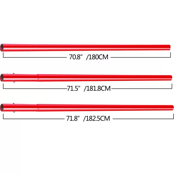 SucceBuy Concrete Float 1200x200mm/1200x300mm Finishing Bull Float with 4 Handle Round End Cement Trowel - Image 7