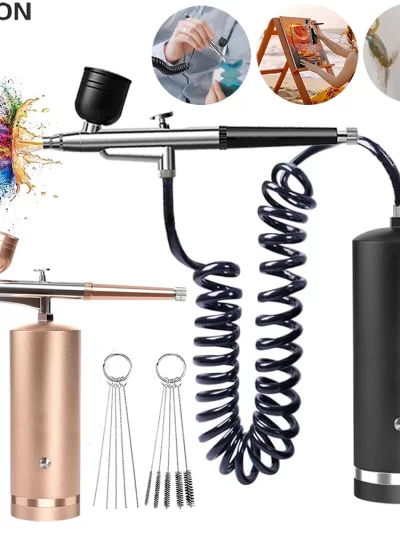 Airbrush with Compressor Airbrush Painting Mini Spray Gun for Painting Electric Paint Gun Airbrush Compressor Paint Spray Gun