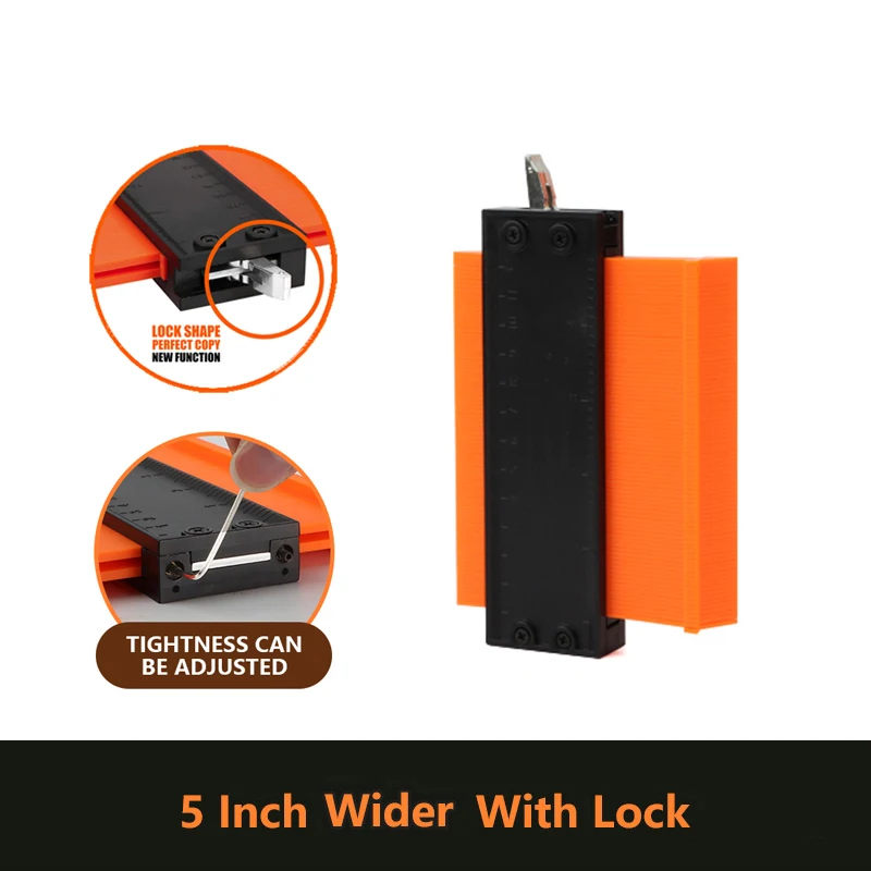 Contour Gauge Shaping Wood Measure Ruler Tiling Laminate Tiles Irregular Shape Duplicator - Image 8