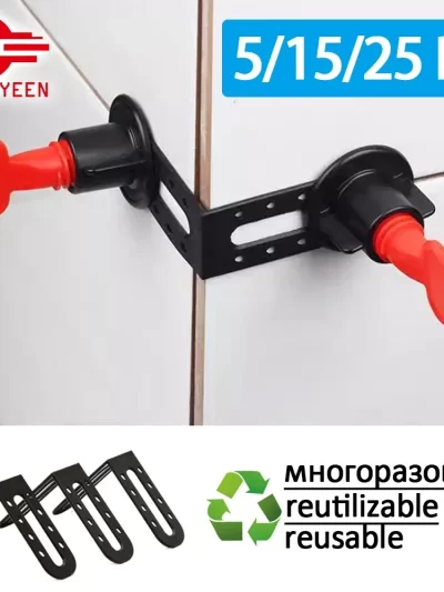 5/15/25Pcs Tile Leveling System Clips Male Angle for Floor Wall Tile Leveler Spacers Locater