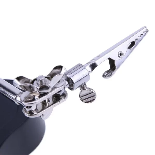 Desktop Magnifier Welding Magnifying Glass LED Holder Soldering Repair Tool - Image 12