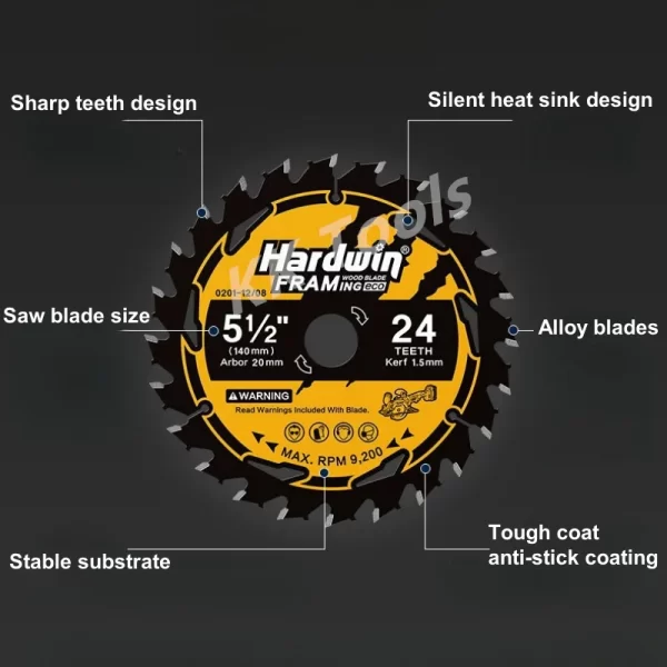 Carbide Circular Saw Blade Wheel Discs Wood Cutting Disc 110/125/132/140/150/165/185mm Woodworking Saw Blade with 18/24 Teeth - Image 19