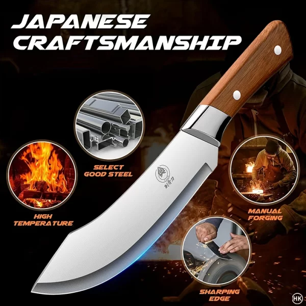 BAKULI-1PC Boning Knife, Precision Boning Knife: Stainless Steel, Ergonomic Grip - Image 4