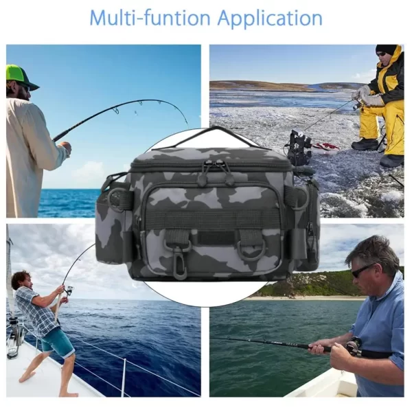 Fishing tackle, shoulder bag, storage bag, portable fishing rod holder - Image 21