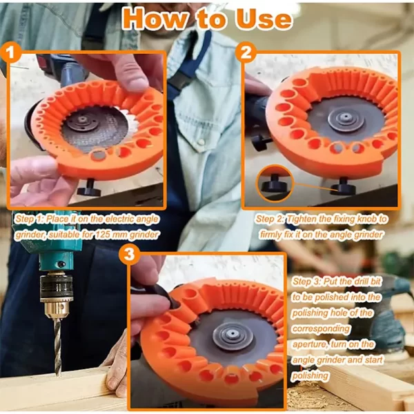Upgrade 118 Degree Angle Grinder Drill Bit Sharpener - Image 22