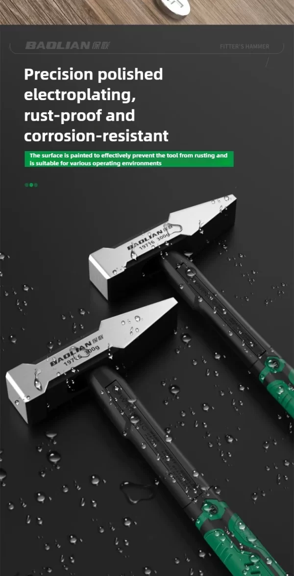 Hardware Tools, Building Decoration, Flat Head Hammer 200g, Plastic Coated Duckbill Hammer - Image 20