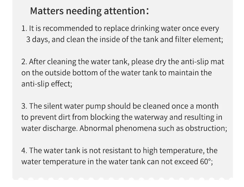 3L Cat Water Fountain Auto Recirculate Filter Large Capacity Filtring Cat Water Drinker - Image 29