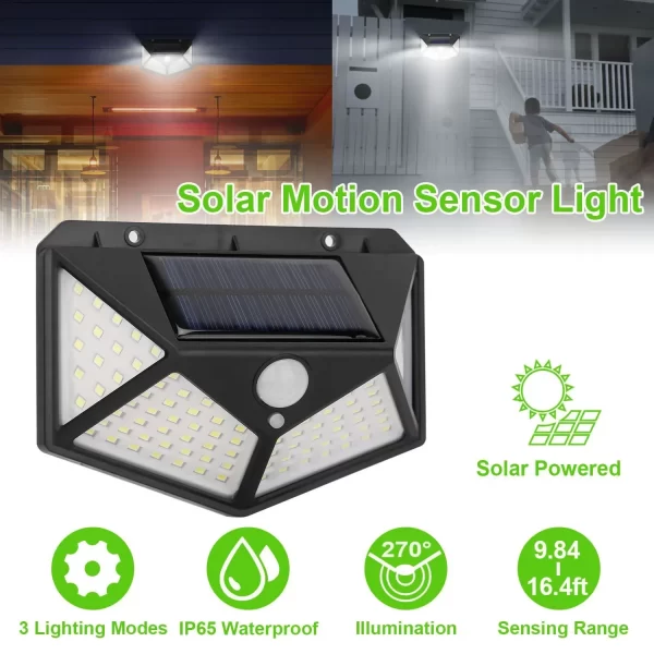 Multifunctional Solar Lamp Outdoor Garden Decoration Solar LED Light Waterproof with Motion Sensor - Image 10