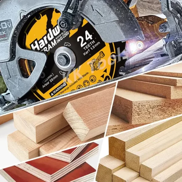 Carbide Circular Saw Blade Wheel Discs Wood Cutting Disc 110/125/132/140/150/165/185mm Woodworking Saw Blade with 18/24 Teeth - Image 4