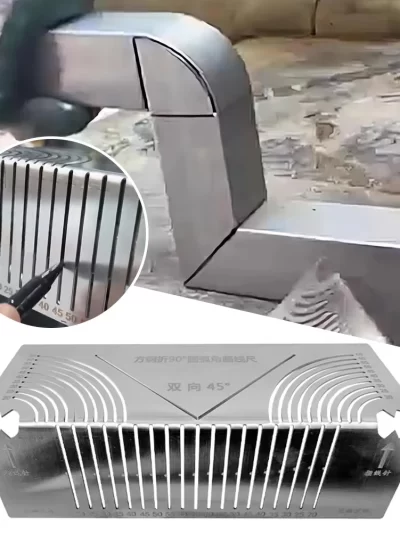 Precise-Flex Angle Arc Marking Tool Efficient Metal Pipe Saddle Cutting Guide Pipefitter Measuring