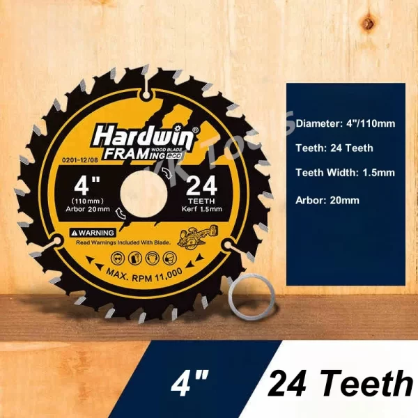 Carbide Circular Saw Blade Wheel Discs Wood Cutting Disc 110/125/132/140/150/165/185mm Woodworking Saw Blade with 18/24 Teeth - Image 9
