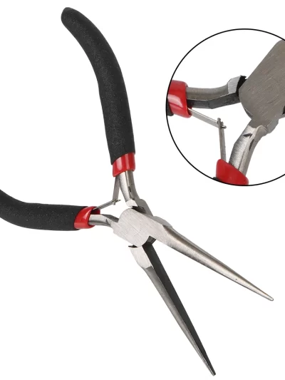 DIYWORK Needle Nose Plier Forceps Repair Hand Tool Long Nose Plier Multi tool