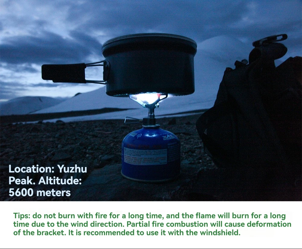 BRS-3000T Titanium Mini Camping Gas Burners 25g One-Piece Pocket Stove - Image 12