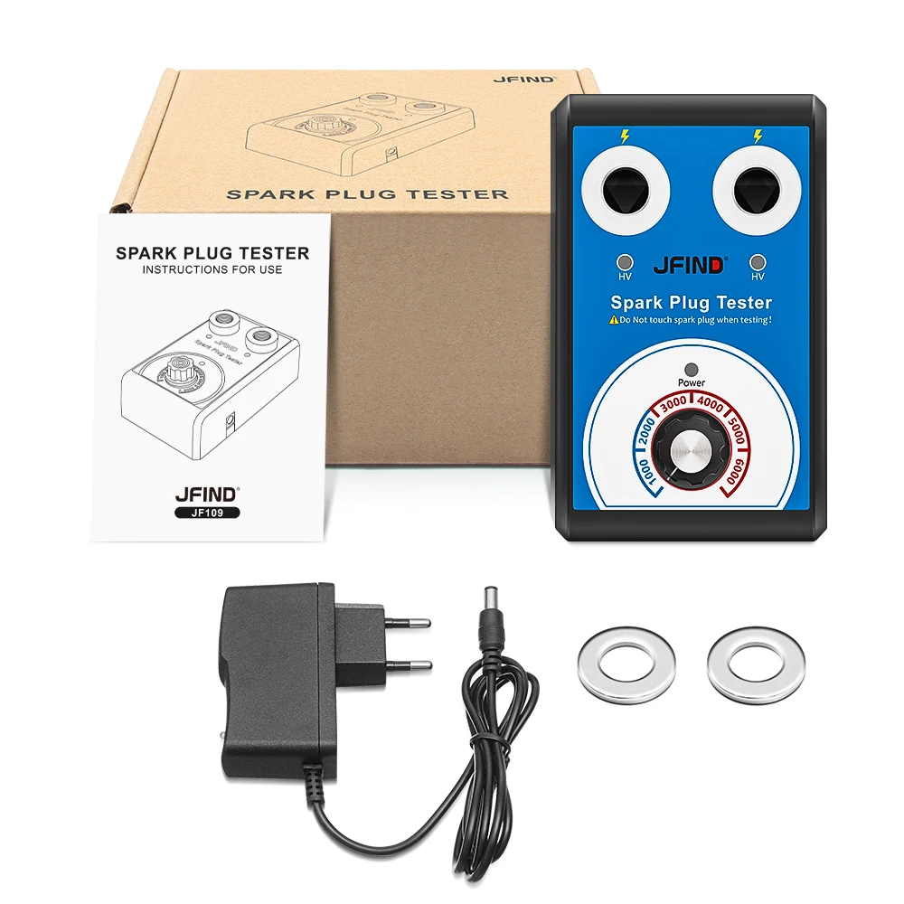 Spark Plug Tester Double hole Diagnostic Tool Car 12V Spark Tester - Image 17