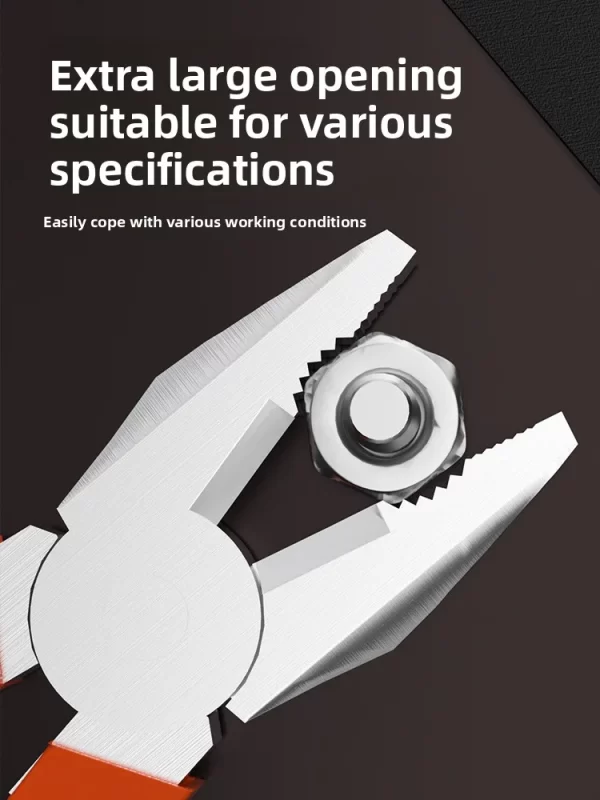 Electric Wire Pliers Large Opening Sharp Multifunction Tool - Image 12