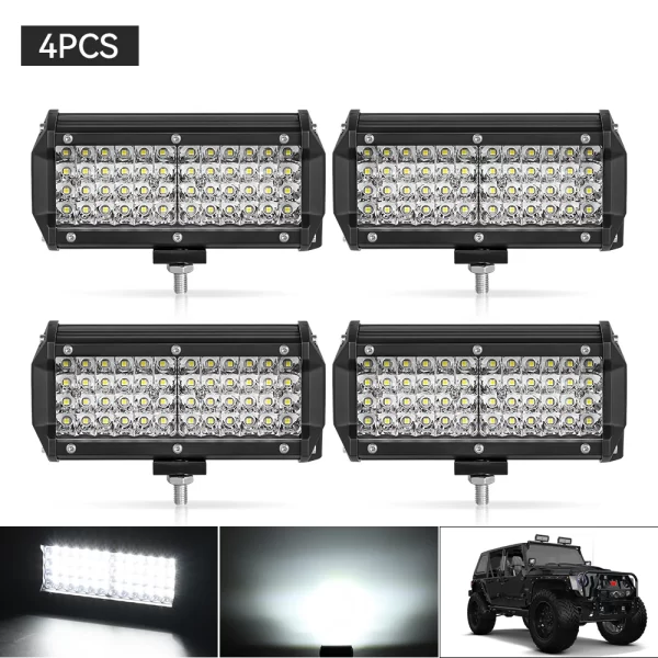 12V 24V Headlight Truck Farm Tractor Boat SUV ATV Light Bar/work Light Car LED Light Bar Offroad 4x4 Spotlights - Image 10