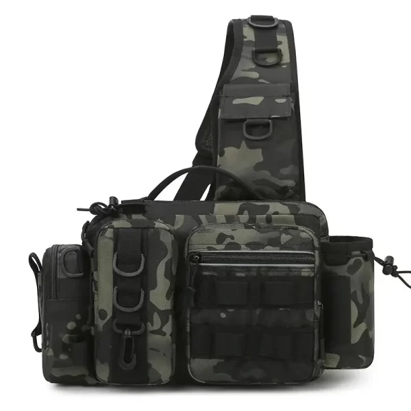 Fishing Tackle Backpack Lure Box Gear Storage Bag Fanny Pack - Image 7