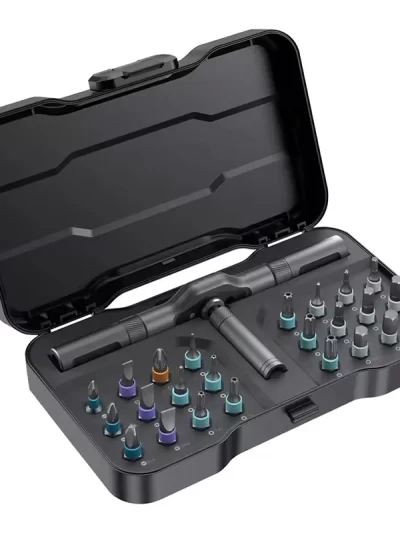 24 In 1 Multi-purpose Ratchet Wrench Screwdriver Set Magnetic Bits Tools Set