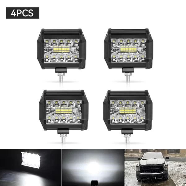 12V 24V Headlight Truck Farm Tractor Boat SUV ATV Light Bar/work Light Car LED Light Bar Offroad 4x4 Spotlights - Image 15