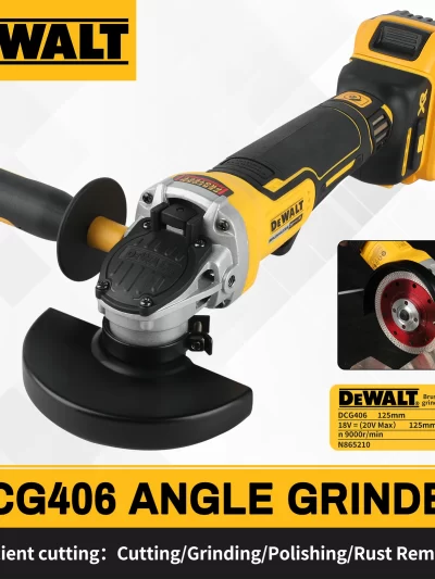 DEWALT DCG406 - 20V High - Performance Brushless Cordless Angle Grinder (125mm, M14)