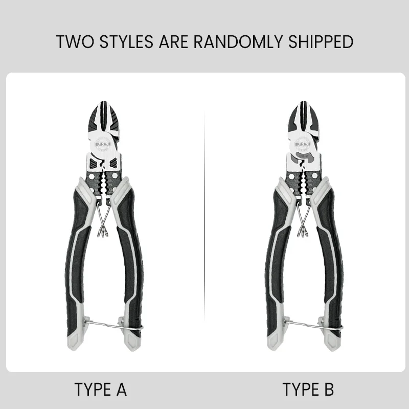 AIRAJ Multifunctional Universal Diagonal Pliers Hardware Wire Cutters Professional Electrician Anti Slip - Image 3