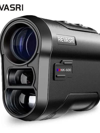 REVASRI 600M/Yard Golf Laser Rangefinder with Slope Compensation Flagpole Lock Vibration USB-C Rechargeable for Golfing