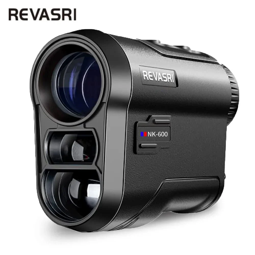 REVASRI 600M/Yard Golf Laser Rangefinder with Slope Compensation Flagpole Lock Vibration USB-C Rechargeable for Golfing