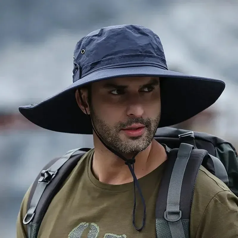 New Sun Protection Fishing Hat Summer Breathable Mesh Camping Hiking Caps Anti-UV Sun Hat - Image 8