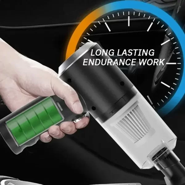 Portable Wireless Car Vacuum Cleaner Wireless Vacuum Cleaner Dual Use for Home and Car 120W - Image 10