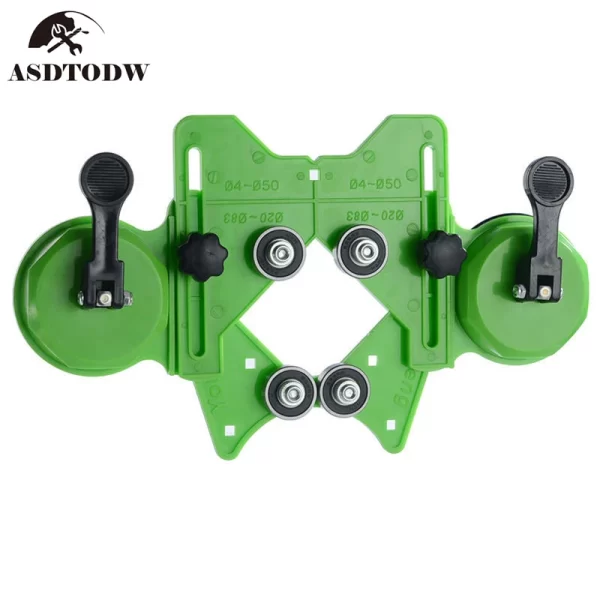 Diamond Hole Saw Kit with Double Suction Cups Hole Saw Guide Jig - Image 5